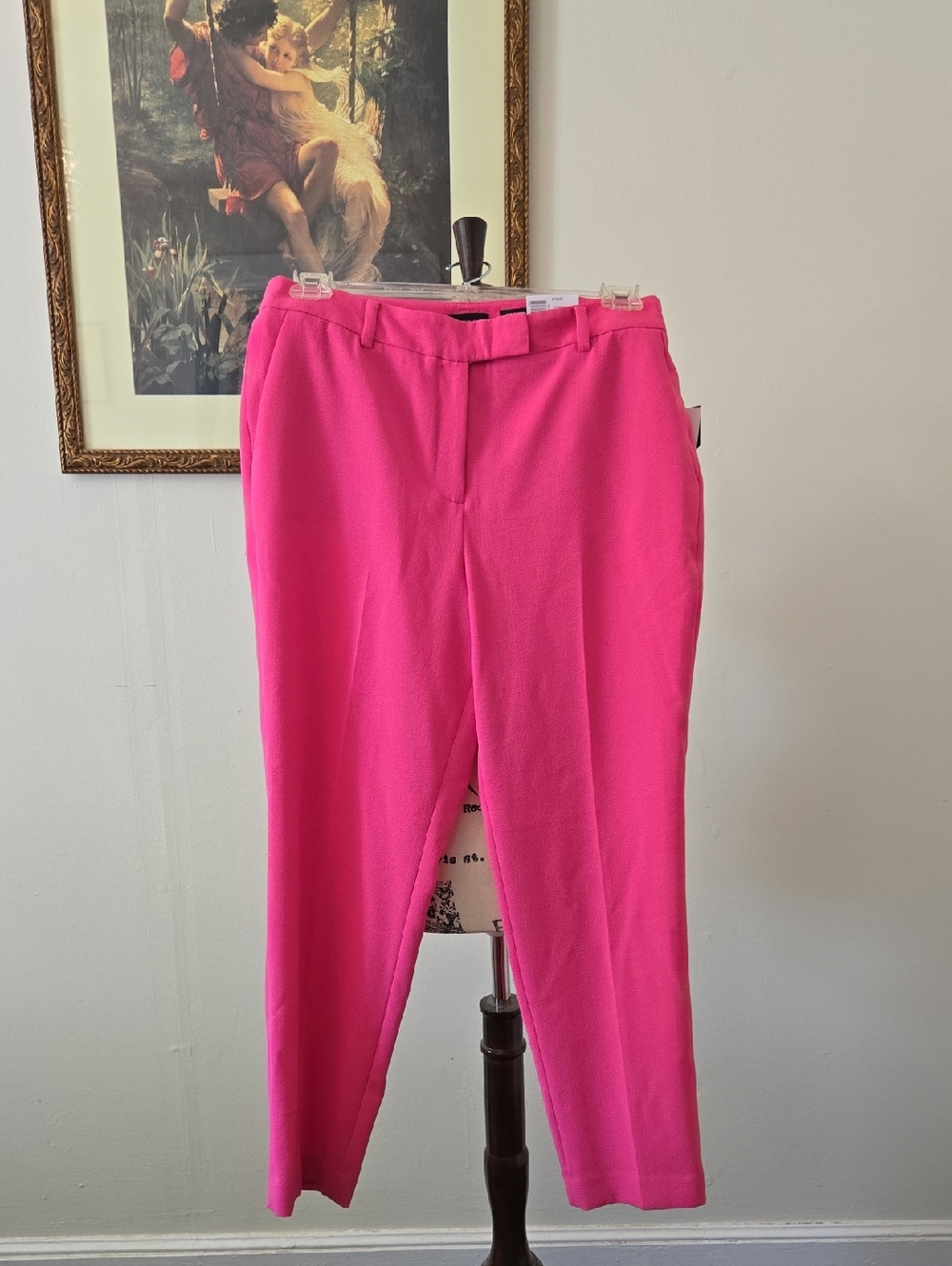 The Limited Bright Pink Slim Trousers